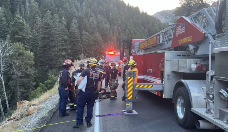 Motorcyclist in Critical Condition After 70-Foot Plunge into River in Big Cottonwood Canyon