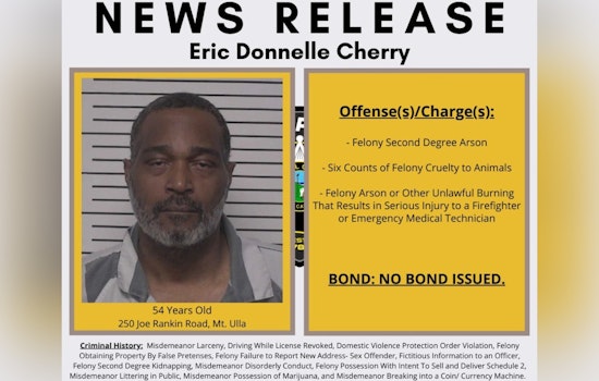 Mt. Ulla Man Charged in Mooresville Arson That Injured Firefighters, Killed 6 Pets