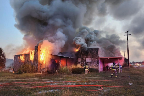 Multiple Firefighting Units Tackle Two-Alarm Commercial Blaze Near SH 199 in Coordinated Effort