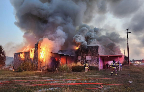 Multiple Firefighting Units Tackle Two-Alarm Commercial Blaze Near SH 199 in Coordinated Effort