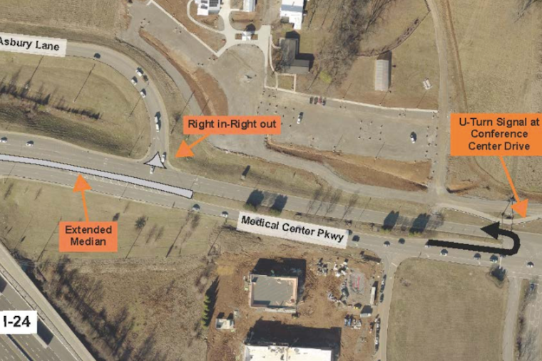 Murfreesboro to Implement Right-Turn-Only Restrictions at Key Intersection for Safer Traffic Flow