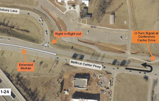 Murfreesboro to Implement Right-Turn-Only Restrictions at Key Intersection for Safer Traffic Flow