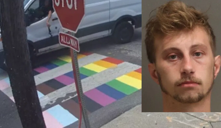 Nashville Man Charged with Vandalism of East Nashville's Pride Crosswalk