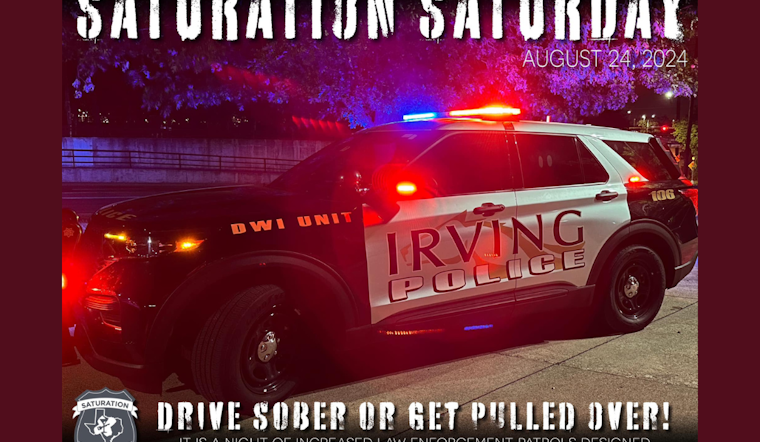 National 'Saturation Saturday' Campaign by MADD and Texas Law Enforcement Intensifies DWI Patrols to Prevent Fatalities