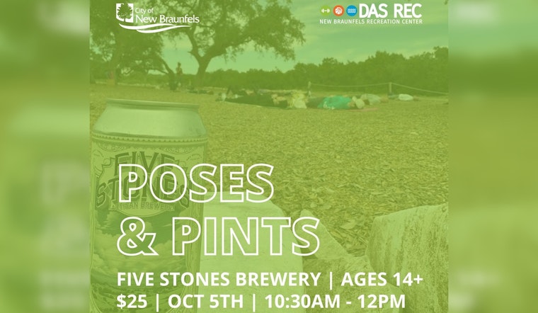 New Braunfels' 5 Stones Brewery to Host 'Poses and Pints' Yoga and Beer Event