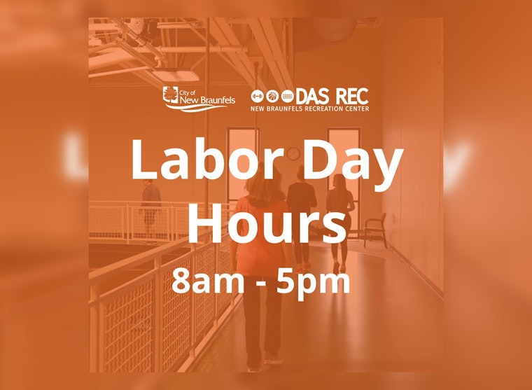 New Braunfels' Das Rec Adjusts Hours and Activities for Labor Day, Plan Your Fitness and Fun