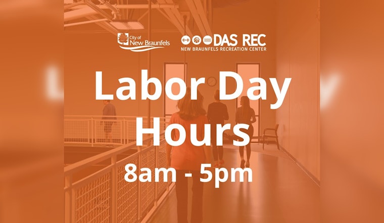New Braunfels' Das Rec Adjusts Hours and Activities for Labor Day, Plan Your Fitness and Fun