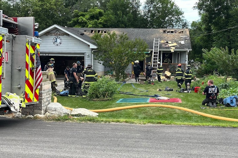 No Injuries as Fire Crews Battle $150K House Blaze in Carpentersville, Cat Rescued Amid Ongoing Investigation