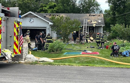 No Injuries as Fire Crews Battle $150K House Blaze in Carpentersville, Cat Rescued Amid Ongoing Investigation
