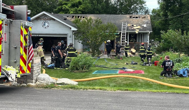 No Injuries as Fire Crews Battle $150K House Blaze in Carpentersville, Cat Rescued Amid Ongoing Investigation