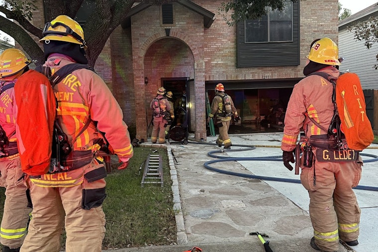 North Austin Home Engulfed in Flames Due to Unattended Cooking, Two Displaced, No Injuries Reported