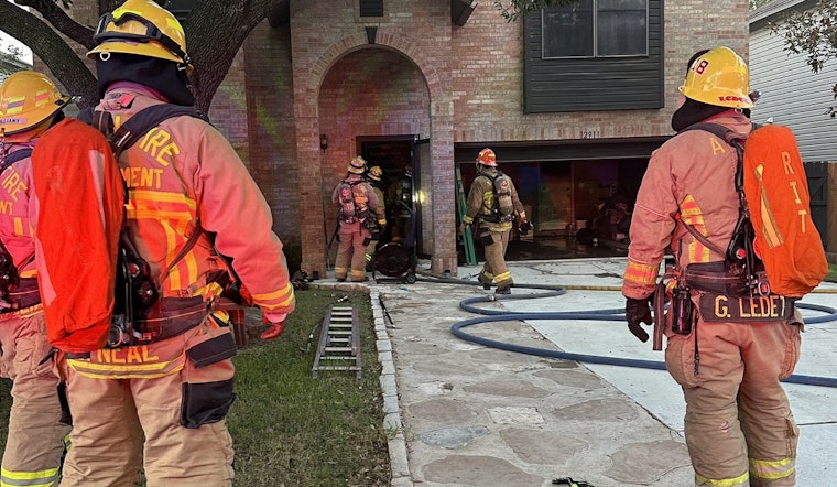 North Austin Home Engulfed in Flames Due to Unattended Cooking, Two Displaced, No Injuries Reported