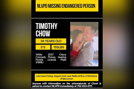 North Las Vegas Police Seek Assistance to Locate Missing Man Suspected to Be at Risk