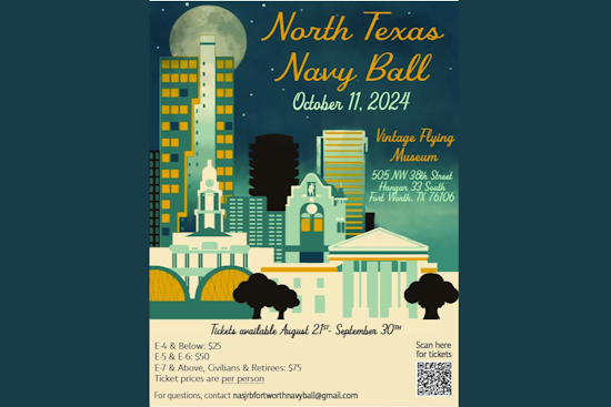 North Texas Navy Ball 2024: Honoring Naval Tradition at Vintage Flying Museum