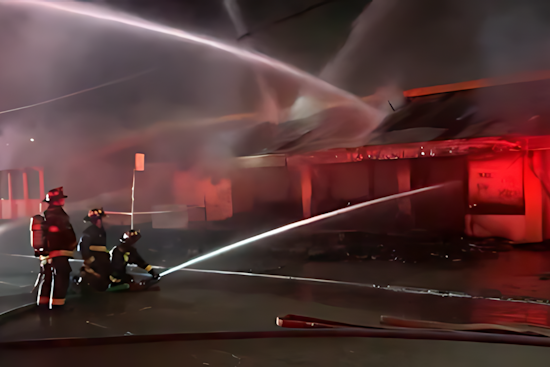 Oakland Firefighters Swiftly Contain Blaze at Former Buttercup Restaurant, No Injuries Reported