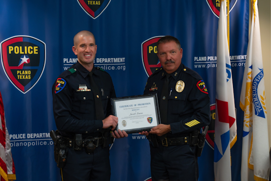 Officer Evans Promoted to Sergeant at Plano Police Department, Celebrating a Decade of Distinguished Service