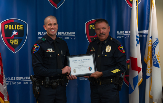 Officer Evans Promoted to Sergeant at Plano Police Department, Celebrating a Decade of Distinguished Service