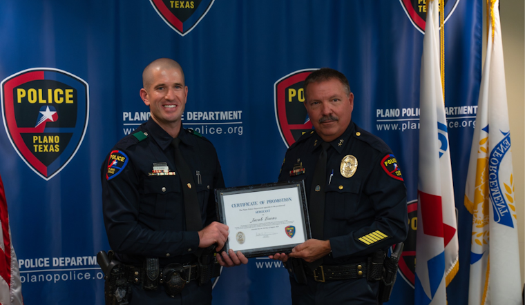 Officer Evans Promoted to Sergeant at Plano Police Department, Celebrating a Decade of Distinguished Service