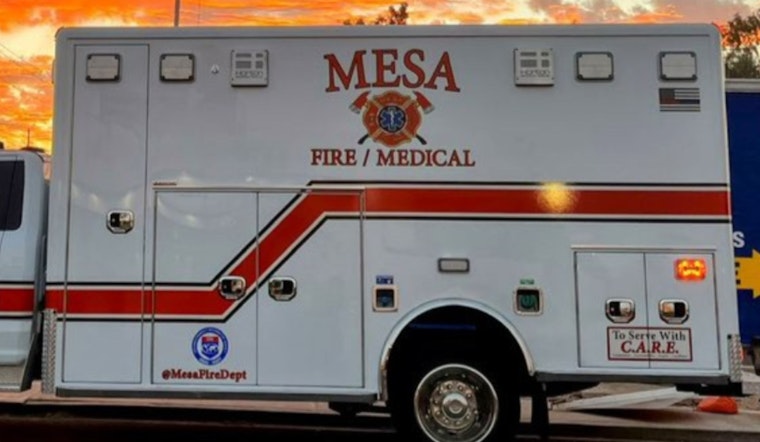 One Hospitalized for Burns After Mesa Apartment Fire, Second Suffers Smoke Inhalation