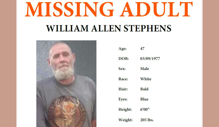 Orange County Sheriff's Office Seeks Public Help to Locate Missing Winter Garden Man, William Allen Stephens