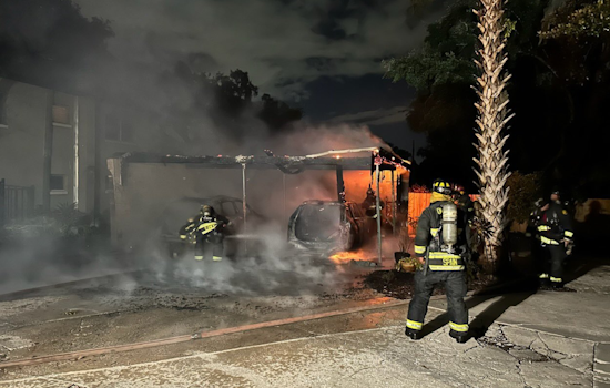Orlando Firefighters Prevent Residential Fire from Spreading After Vehicle Blaze on S Mills Ave