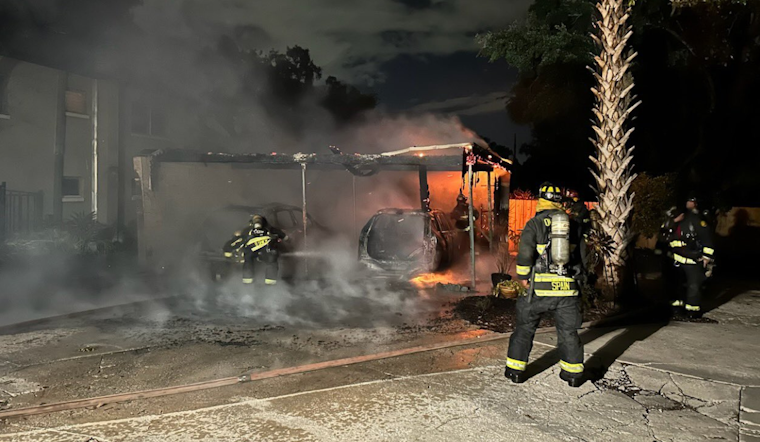 Orlando Firefighters Prevent Residential Fire from Spreading After Vehicle Blaze on S Mills Ave