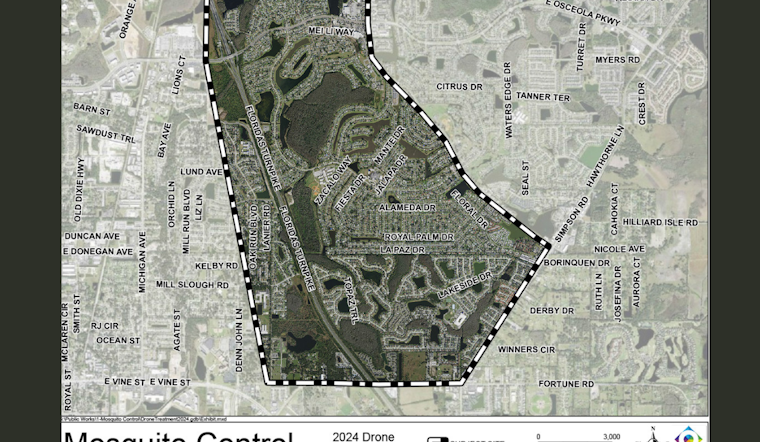 Osceola County Launches Drone Offensive Against Mosquitoes in Buenaventura Lakes Wetlands