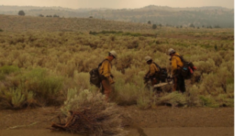 OSFM Escalates Response to Telephone Fire as Blaze Engulfs Over 38K Acres Near Burns, Oregon