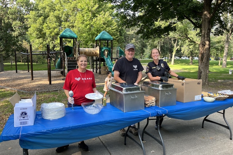 Over 500 Bloomington Residents Join Local Police for 'Cookout with the Cops' Community Engagement Event