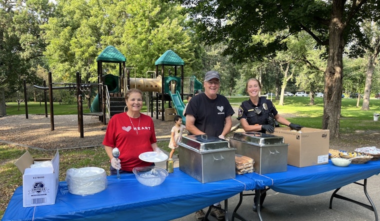 Over 500 Bloomington Residents Join Local Police for 'Cookout with the Cops' Community Engagement Event