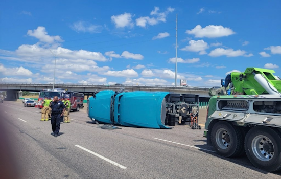 Overturned Tractor-Trailer and Fuel Spill Cause Major Delays on I-20 in Dallas