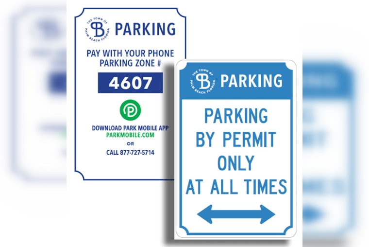 Palm Beach Introduces New Residential Parking Regulations, Rollout Set Through October