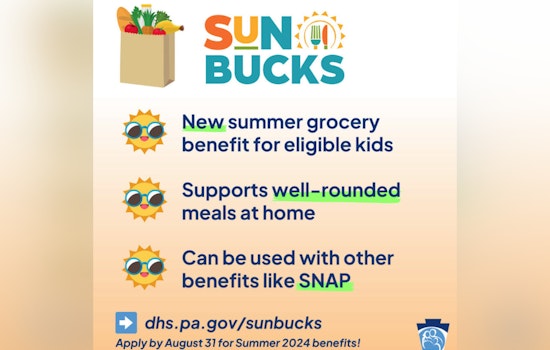 Pennsylvania Launches SUN Bucks Program to Feed Kids in Summer