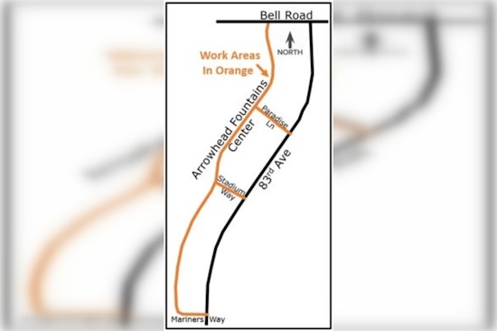Peoria Road Revamp on the Horizon, Nightly Construction at Arrowhead Fountains Starting April 2025