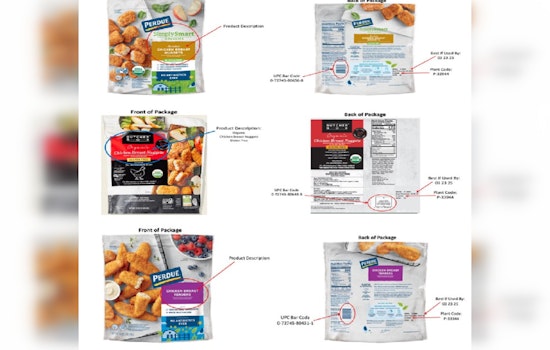 Perdue Foods Issues Nationwide Recall of 167,000 Pounds of Frozen Chicken Due to Metal Contamination Risk