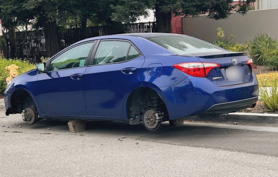 Petaluma Car Owners Alerted as Tire and Rim Thefts Surge