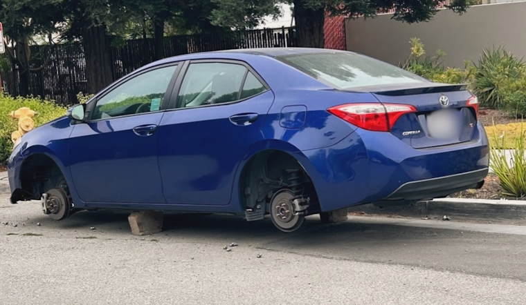 Petaluma Car Owners Alerted as Tire and Rim Thefts Surge