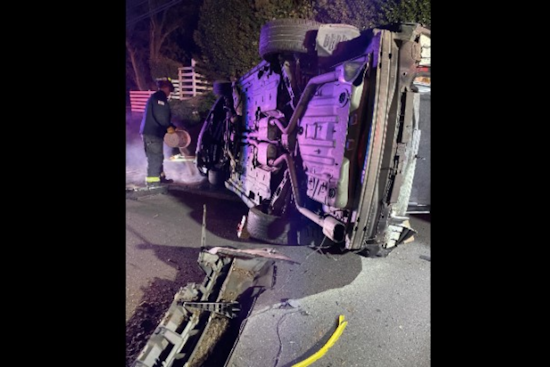Petaluma Man, 22, Arrested for DUI After Overturning Vehicle, Blood Alcohol Level Twice the Legal Limit