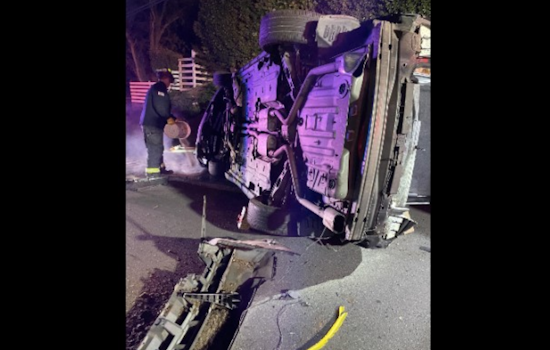 Petaluma Man, 22, Arrested for DUI After Overturning Vehicle, Blood Alcohol Level Twice the Legal Limit