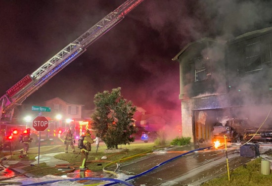 Pflugerville Home's Garage Engulfed in Flames, Fire Department Swiftly Responds with No Injuries Reported