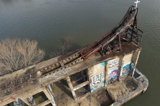 Philadelphia's Iconic Graffiti Pier Partially Collapses into Delaware River, No Injuries Reported