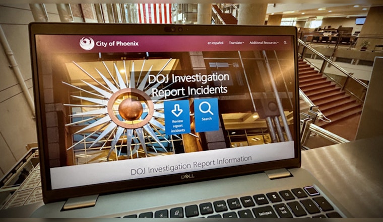 Phoenix Launches Online Portal Showcasing Law Enforcement Incident Insights Following DOJ Report