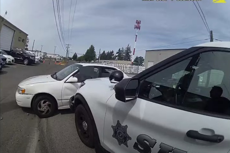 Pierce County Deputy Ends Car Chase with PIT Maneuver, Suspect Charged with Vehicle Theft and Drug Possession in Parkland