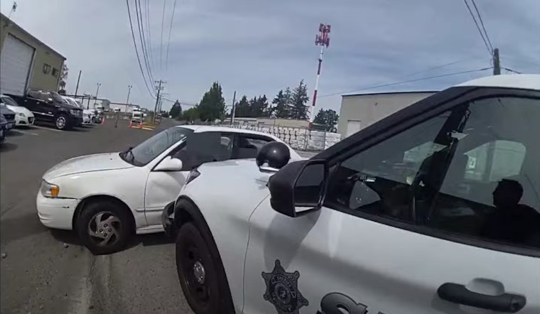 Pierce County Deputy Ends Car Chase with PIT Maneuver, Suspect Charged with Vehicle Theft and Drug Possession in Parkland