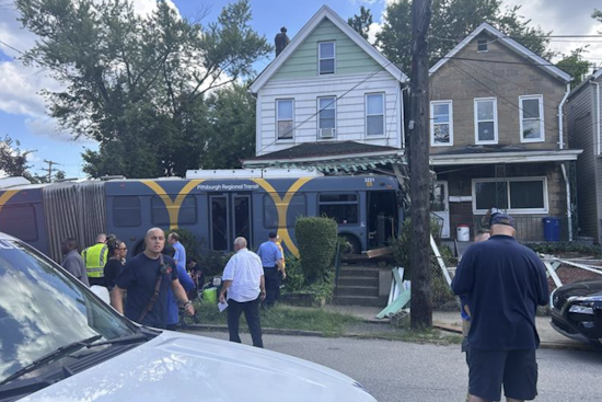 Pittsburgh Regional Transit Bus Plunges into Homewood Home After Collision During Police Chase