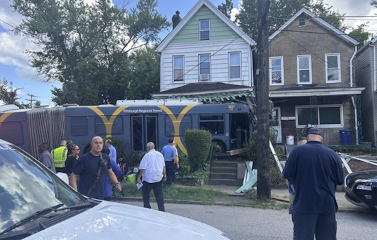 Pittsburgh Regional Transit Bus Plunges into Homewood Home After Collision During Police Chase