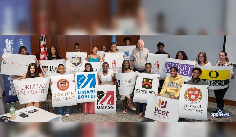 Pizzi Foundation Awards $50,000 in Scholarships to Boston Students in Police Youth Programs