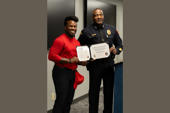 Plano Local Darnell Branch Awarded Citizen Hero for Saving Gunshot Victim's Life at Community Pool