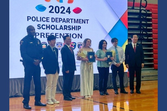 Plano Police Department Celebrates Scholarship Awards to Officers' Daughters by Korean American Organizations