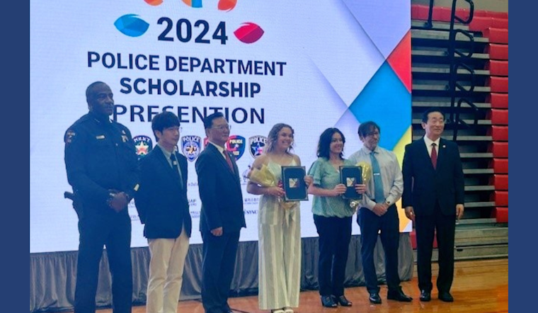 Plano Police Department Celebrates Scholarship Awards to Officers' Daughters by Korean American Organizations